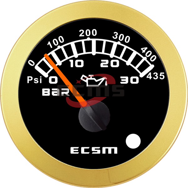 ECT-Pressure gauge 30Bar(with low pressure alarm light)