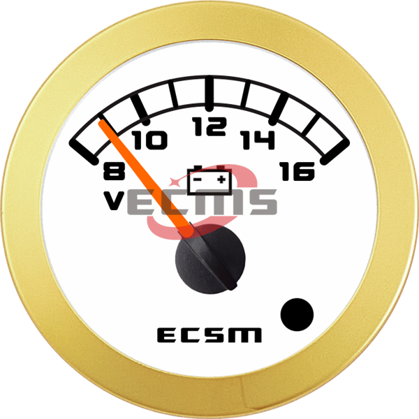 ECT-Voltmeter 12V (with low voltage alarm light)