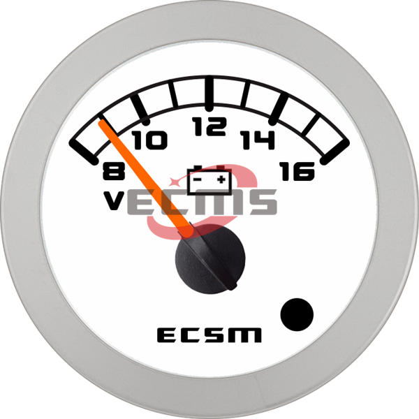 ECT-Voltmeter 12V (with low voltage alarm light)