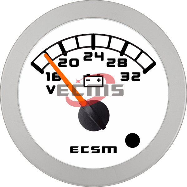 ECT-Voltmeter 24V (with low voltage alarm light)