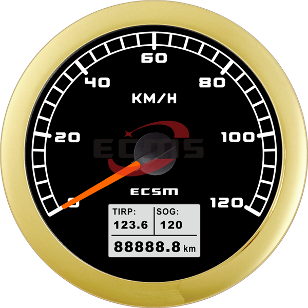 ECT-GPS speedometer 120Km/h