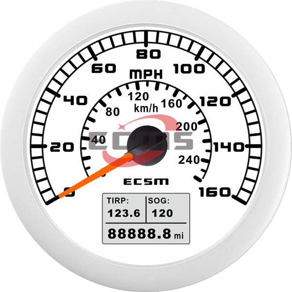 ECT-GPS speedometer 160MPH