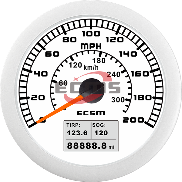 ECT-GPS speedometer 200MPH