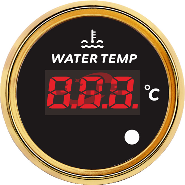 ECPC/ECPS-Digital water temperature gauge (with high temperature alarm light)