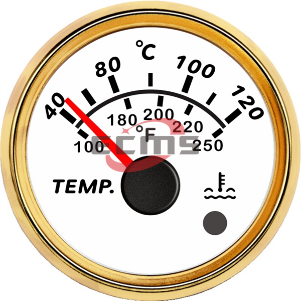 ECPC/ECPS-Water temperature gauge (with high temperature alarm light)
