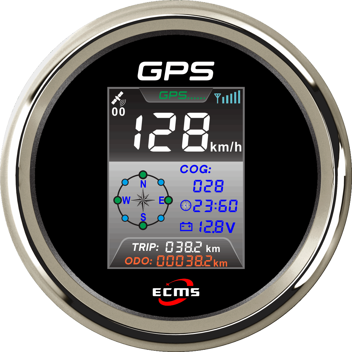 ECP/ECP2-GPS速度表（彩屏-带时钟）