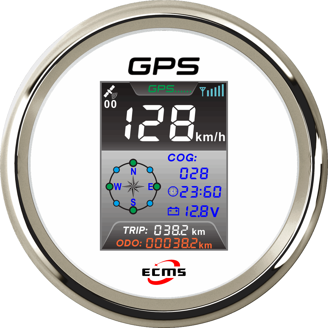 ECP/ECP2-GPS速度表（彩屏-带时钟）